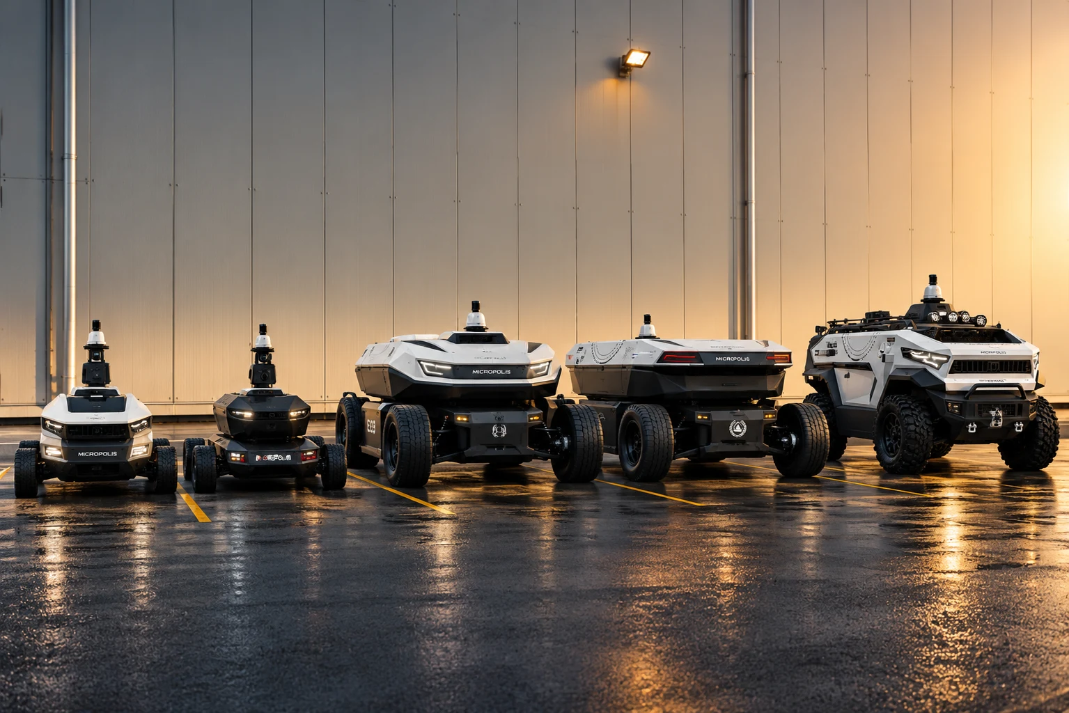 Representative Micropolis autonomous ground platform portfolio